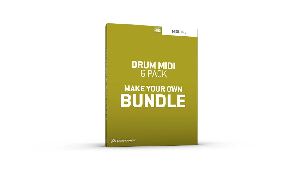 Toontrack Drum MIDI 6 Pack (ESD - Download)
