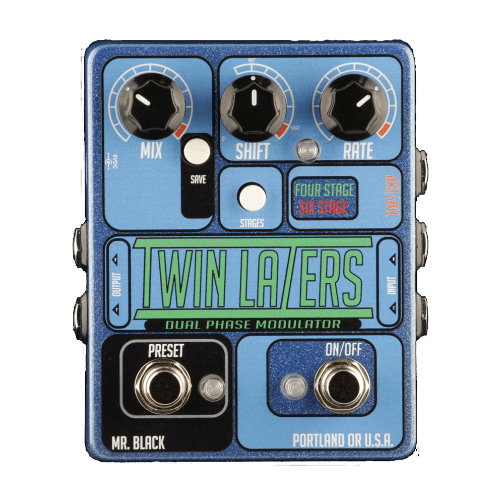Mr Black Twin Lazers Dual Phase-Shifter Pedal
