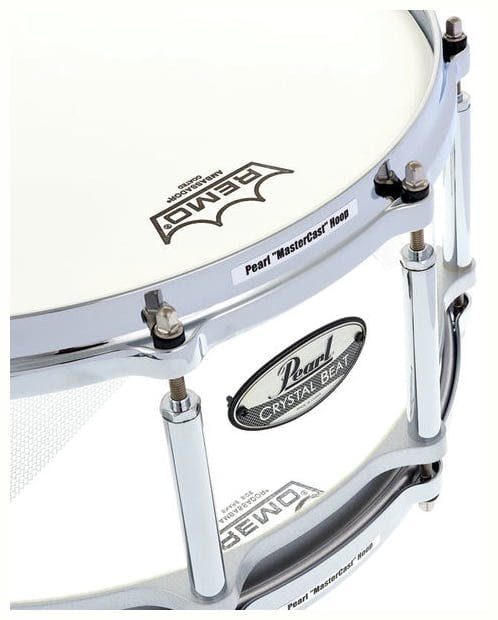 Pearl Crystal Beat Acrylic Free Floating Snare Drum - Just Drums