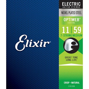 Elixir Electric OPTIWEB Nickel 7 String Medium 11-59