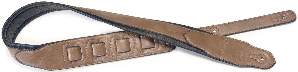 Stagg Copper Padded Leatherette Guitar Strap with Triangular End