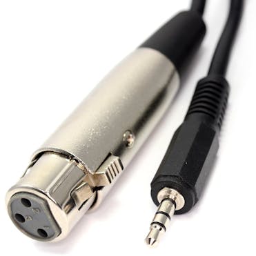Andertons Pro Sound 3.5mm Stereo Mini Jack to Female XLR Cable - 1m