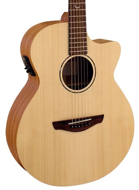 lyon acoustic guitar with built in tuner