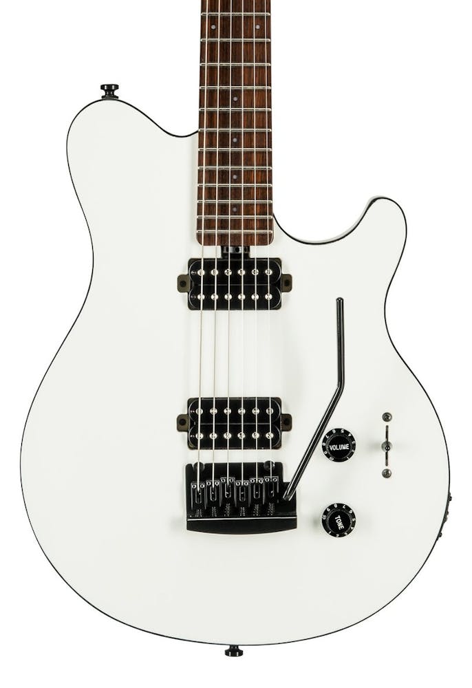 Sterling by Music Man Sub Axis in White