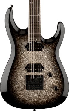 Jackson Pro Plus Series Dinky Modern EVTN6 Electric Guitar in Silver Sparkle