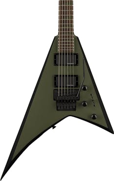 Jackson X Series Rhoads RRX24 Electric Guitar in Matte Army Drab with Black Bevels