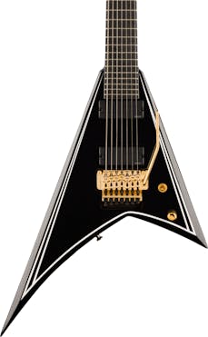 Jackson Pro Series Mark Heylmun Signature Rhoads RR24 7-String Electric Guitar in Lux Black