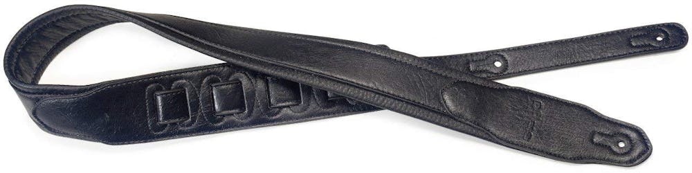 Stagg Black Padded Leatherette Guitar Strap with Triangular End