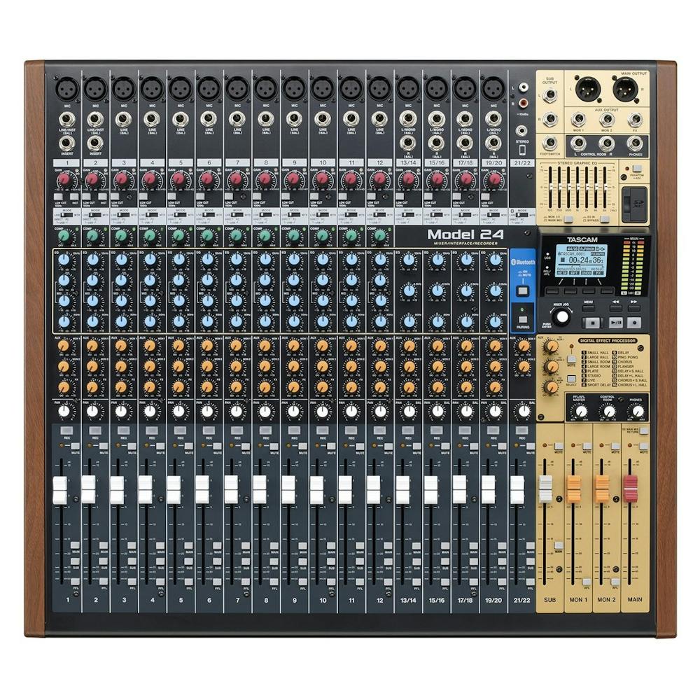 Tascam Model 24 Analogue Mixer with Digital Recorder