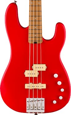 Charvel Pro-Mod San Dimas Bass PJ IV in Satin Ferrari Red