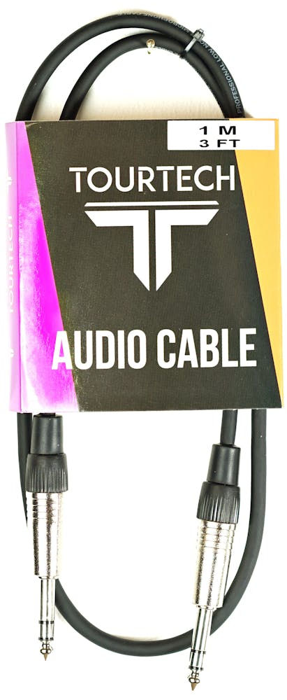 Tourtech TTAC-1PSDL 1m / 3ft Deluxe Stereo Plug Audio Cable
