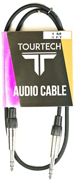 Tourtech TTAC-1PSDL 1m / 3ft Deluxe Stereo Plug Audio Cable