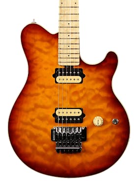 Music Man Axis Electric Guitar in Honey Pot Quilt