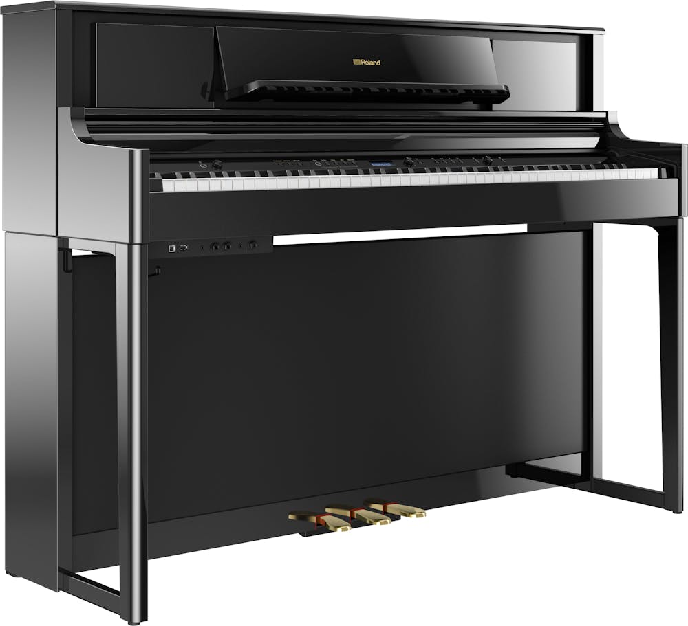 Roland LX705-PE Upright Digital Piano in Polished Ebony
