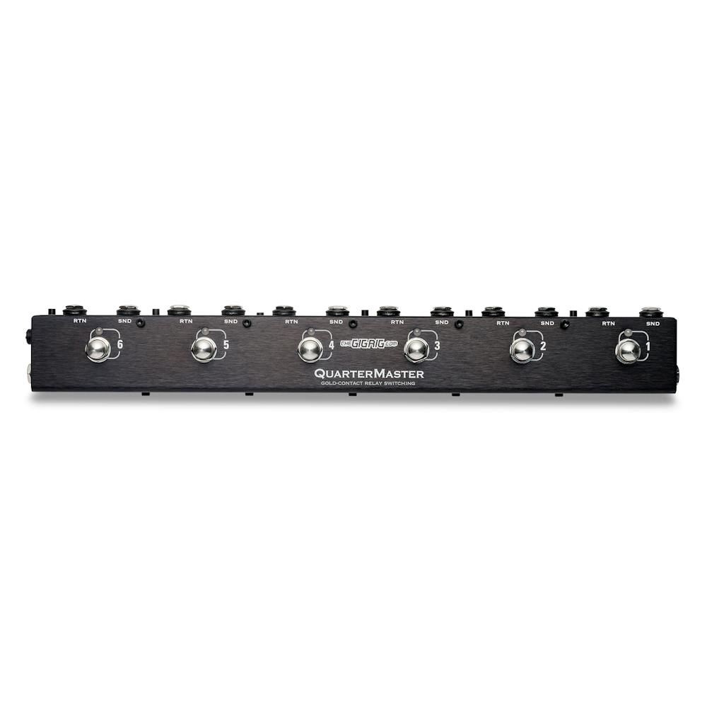 The GigRig QuarterMaster QMX-6 Pedal Switcher