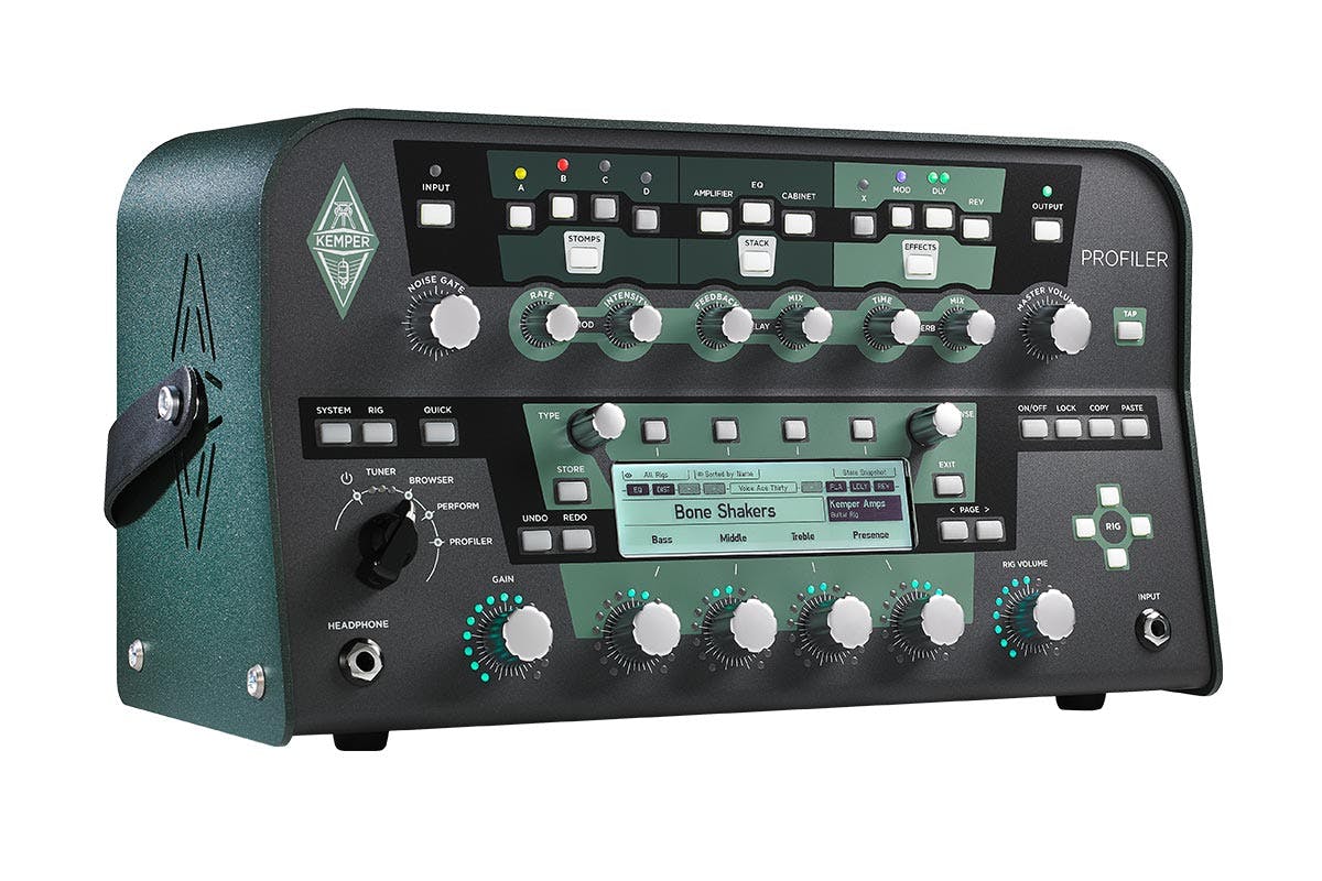 Kemper Profiling Amp PowerHead in Black With Remote Footswitch - Andertons  Music Co.