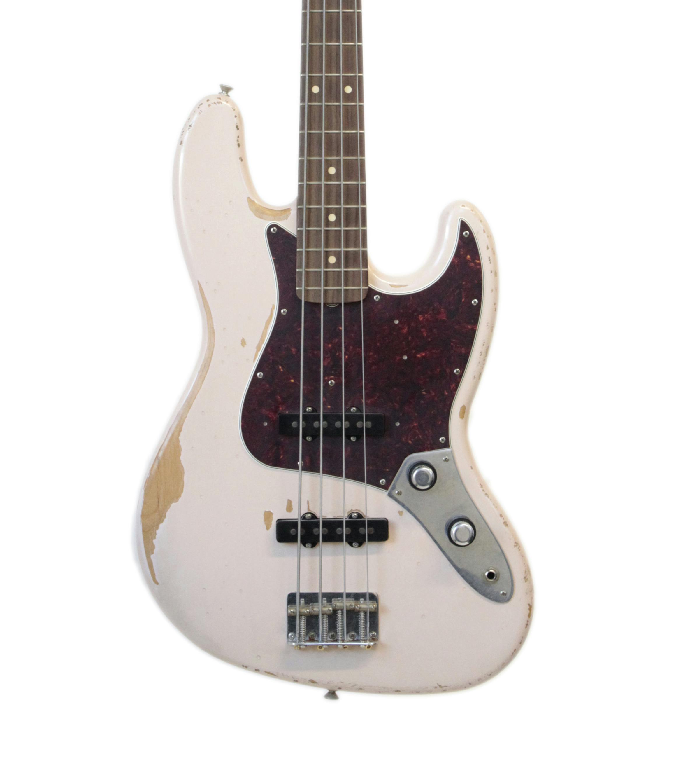 fender flea jazz bass shell pink