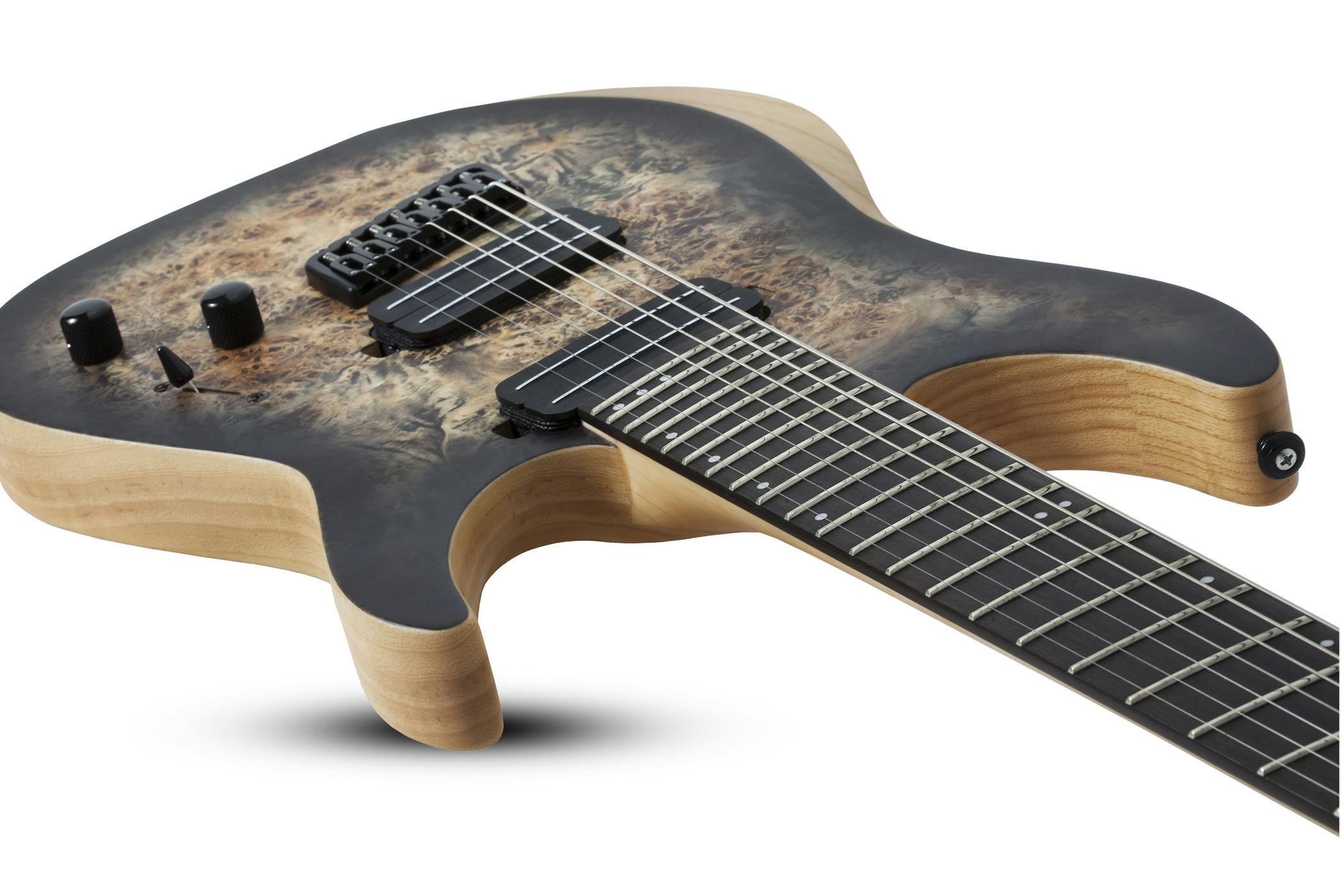 Schecter Reaper-7 Multi-Scale in Charcoal Burst Andertons Music Co.