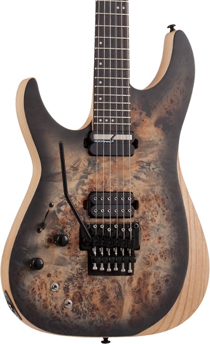 Schecter Reaper-6 FR S LH in Charcoal Burst - Andertons Music Co.