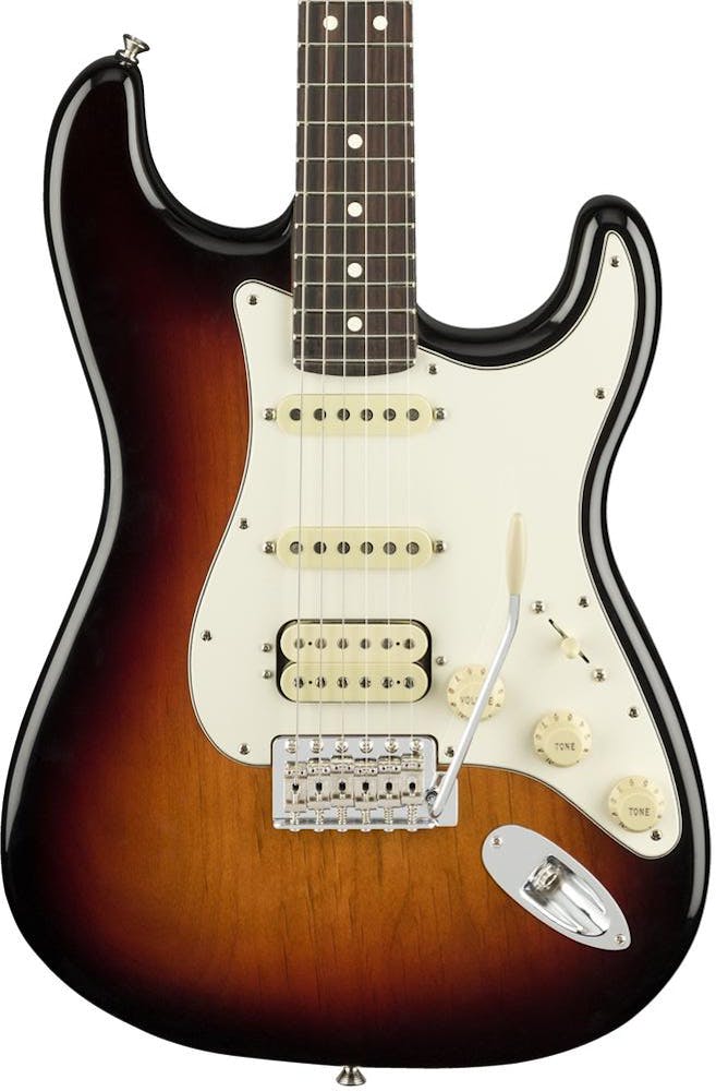 Fender American Performer Strat HSS in 3-Tone Sunburst