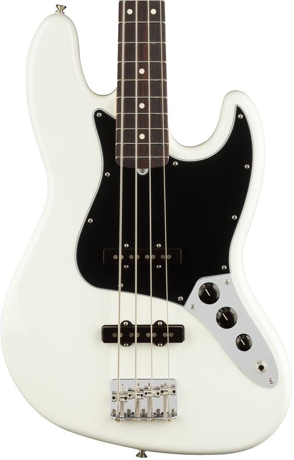 Fender American Performer Jazz Bass in Arctic White - Andertons Music Co.