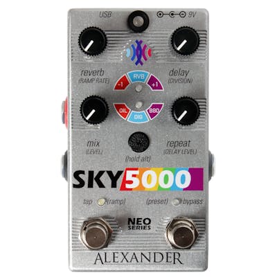 Alexander Pedals Sky5000 Delay & Reverb Pedal