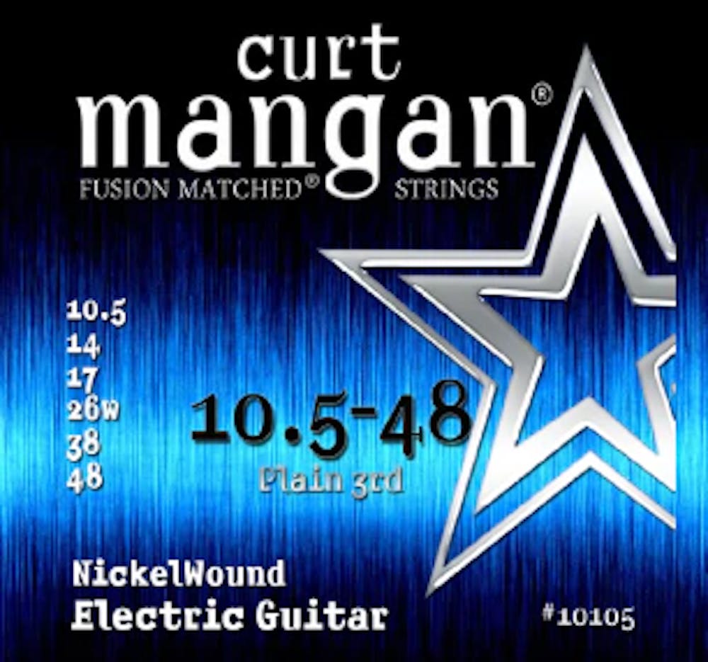 Curt Mangan Strings 10.5-48 Nickel Wound Set Electric Guitar Strings
