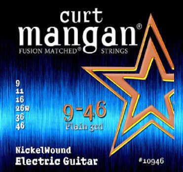 Curt Mangan Strings 9-46 Nickel Wound Electric Guitar Strings