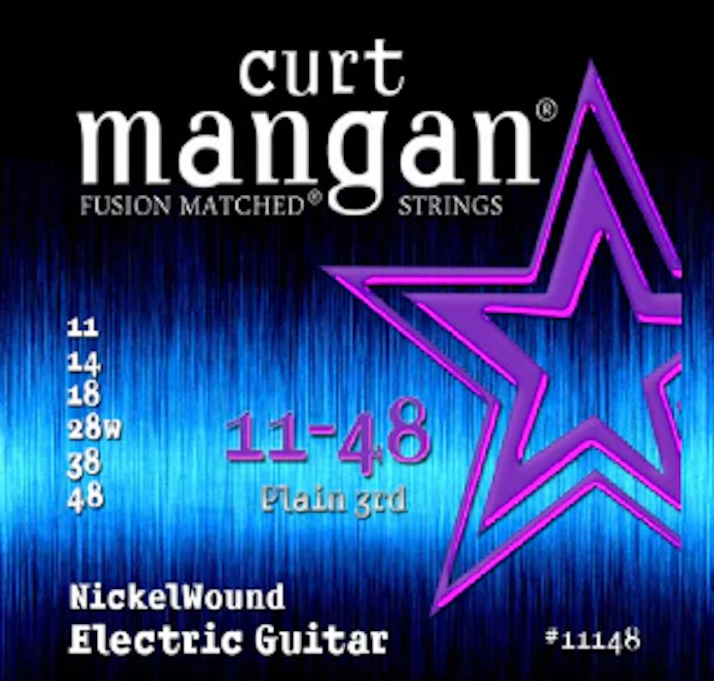 Curt Mangan Strings 11-48 Nickel Wound Set Electric Guitar Strings