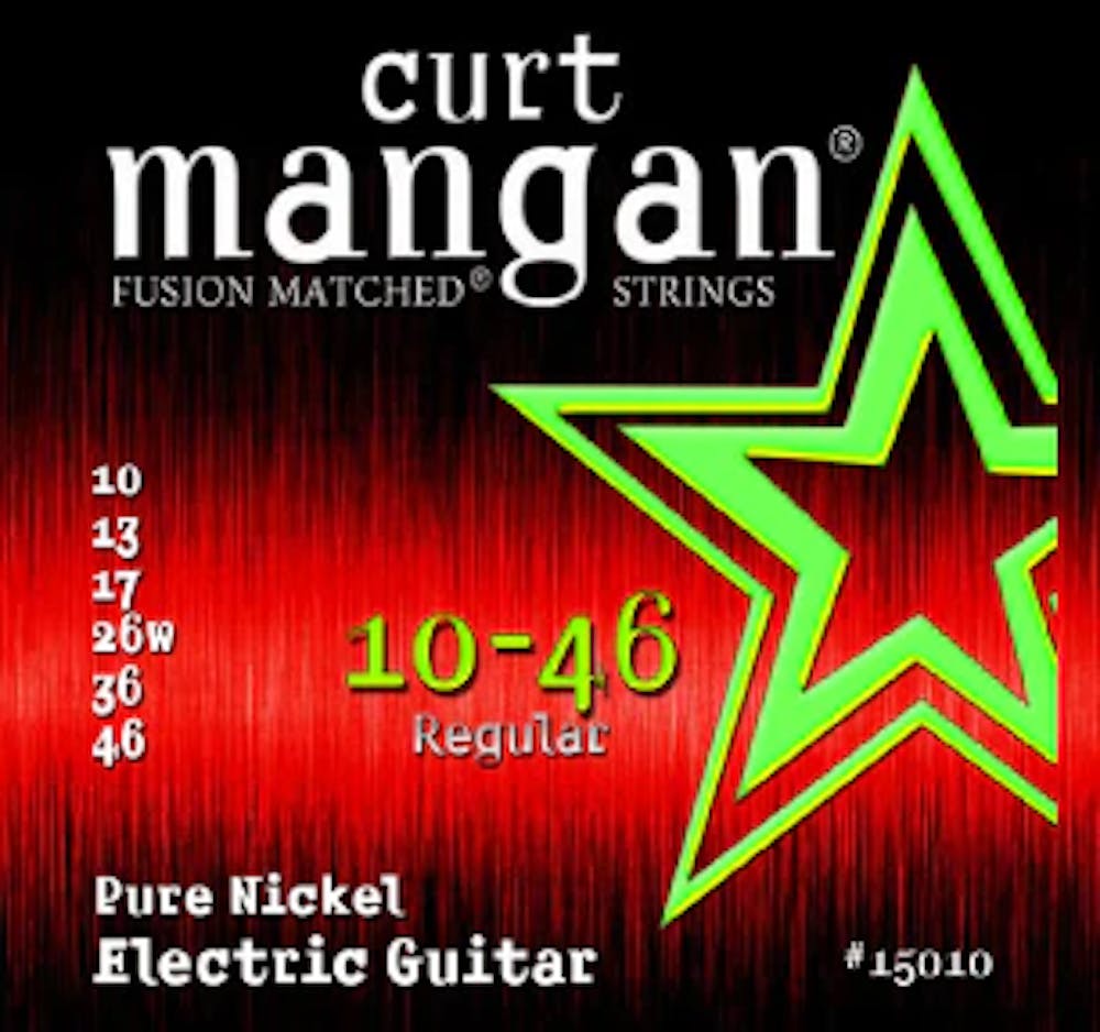 Curt Mangan Strings 10-46 Pure Nickel Wound Set Electric Guitar Strings