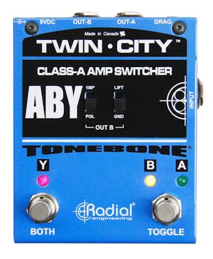 Radial Engineering Bones Twin City Buffered ABY Pedal