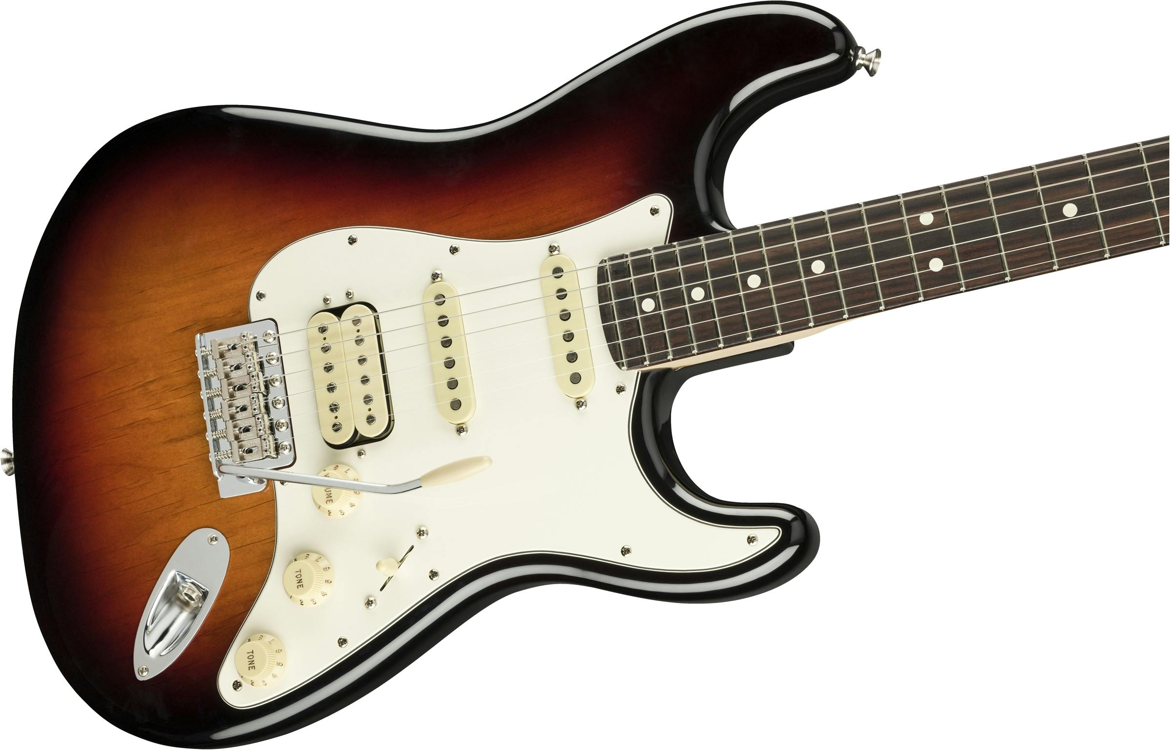 Fender American Performer Strat HSS in 3-Tone Sunburst - Andertons