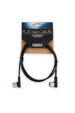 Rockboard Flat MIDI Cable - 3.3 ft. - Black