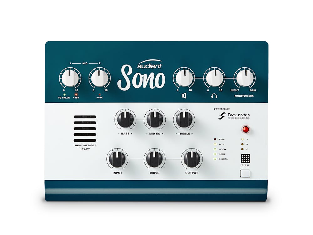 Audient Sono Guitar Recording Audio Interface With Valve Preamp