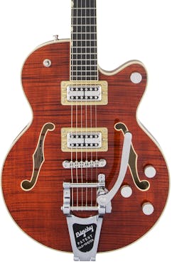Gretsch G6659TFM Players Edition Broadkaster Jr. Center Block Single-Cut with Bigsby in Bourbon Stain