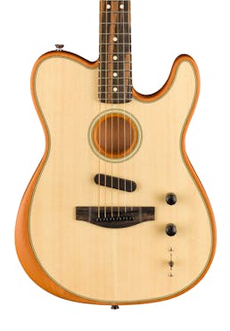 Fender American Acoustasonic Telecaster Acoustic/Electric Guitar in Natural