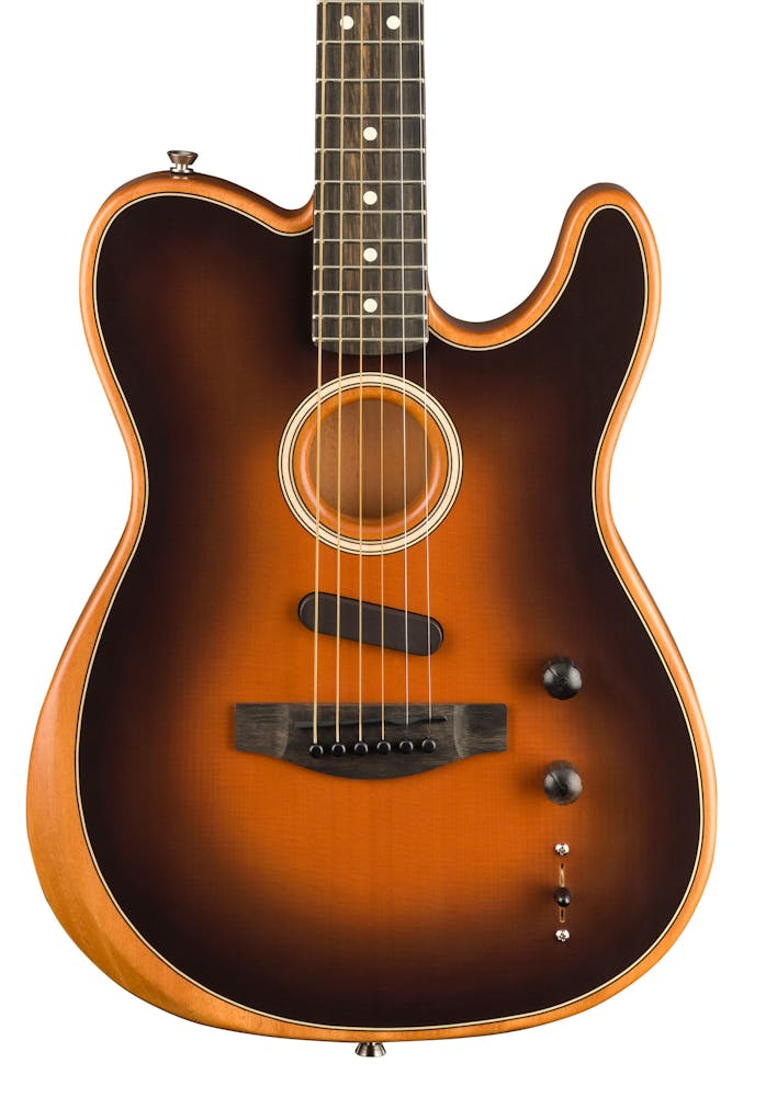Fender American Acoustasonic Telecaster Acoustic/Electric Guitar in Sunburst