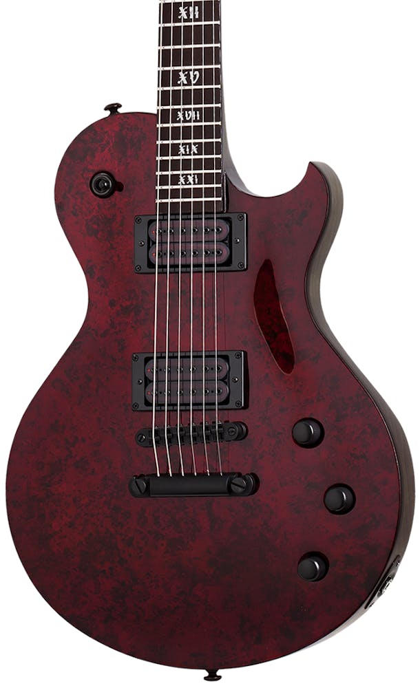 Schecter Solo-II Apocalypse in Red Reign