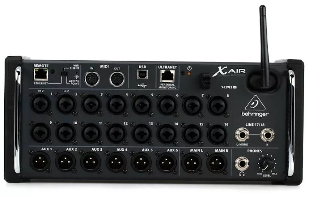 Behringer X-AIR XR18 18-Channel 12-Bus Digital Mixer for iPad / Android Tablets