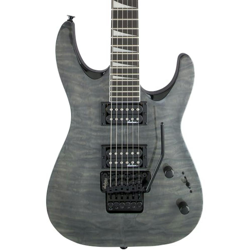 Jackson JS32Q Dinky in Quilted Transparent Black