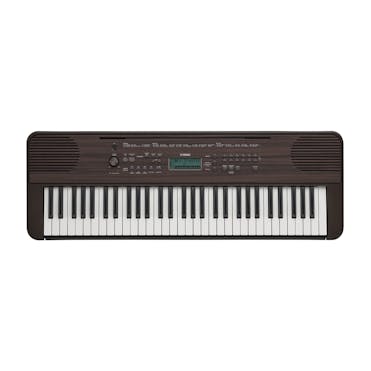 Yamaha PSR-E360 Digital Keyboard in Dark Walnut