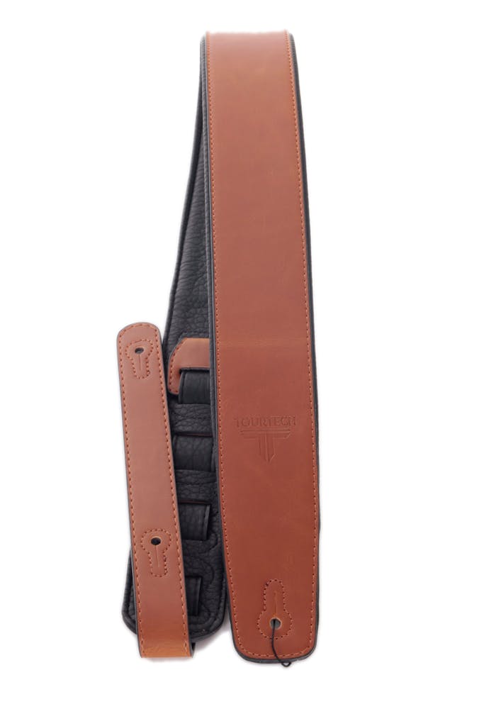 TOURTECH TT-SPF30BRWL Guitar Strap In Brown Leatherette