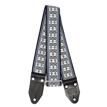 Air Straps Limited Edition Handcrafted 'Black Ice' Guitar Strap