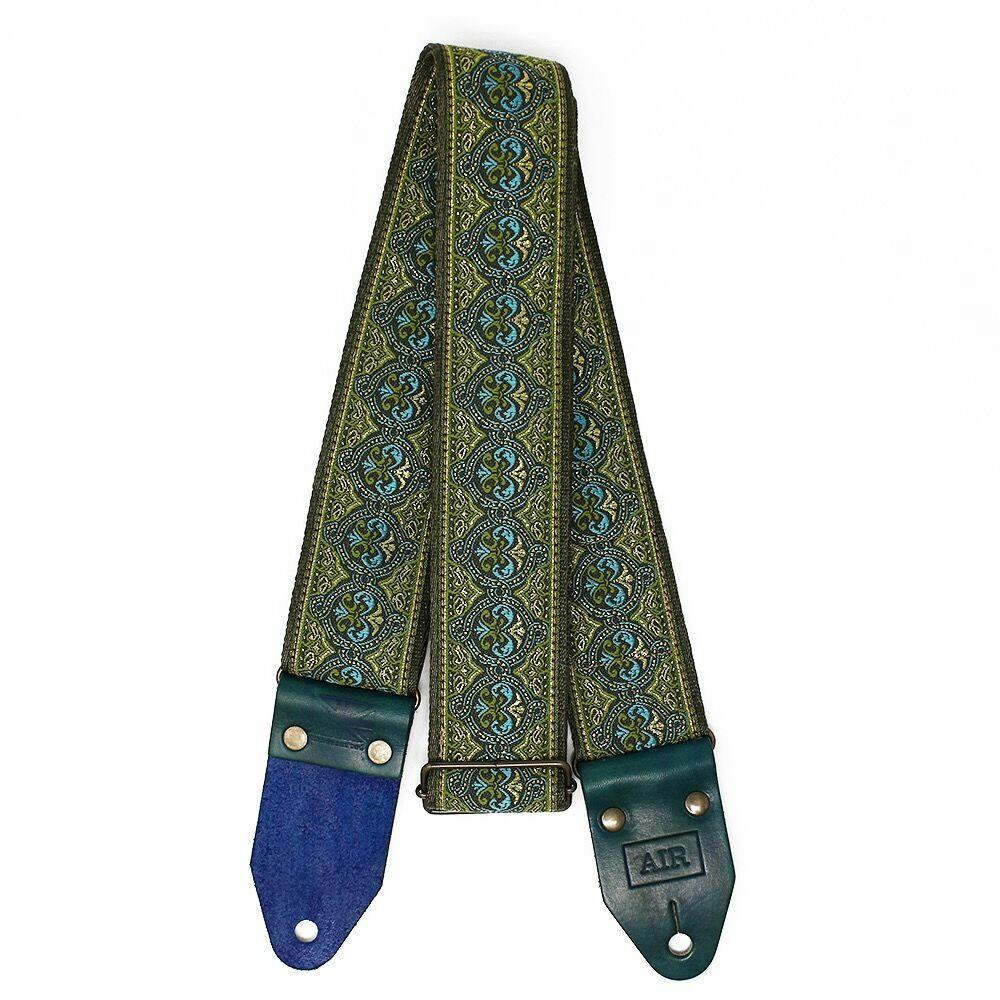 Air Straps Limited Edition Handcrafted 'Emerald' Guitar Strap