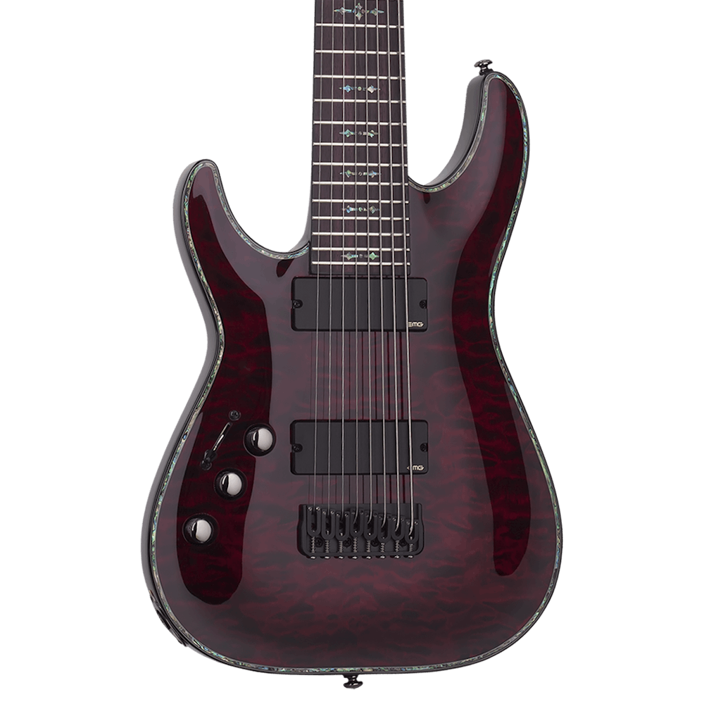 Schecter Hellraiser C-8 8-String LH Electric Guitar in BCH