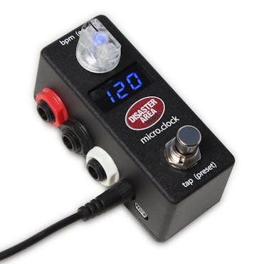 Disaster Area micro.clock Tap Tempo Controller for Guitar Pedals