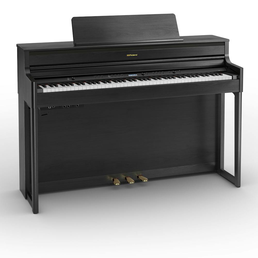 Roland HP704 Digital Piano in Charcoal Black