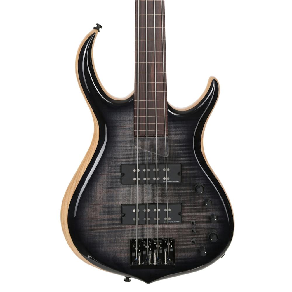 Sire Version 2 Marcus Miller M7 Swamp Ash 4 String Fretless Bass in Transparent Black