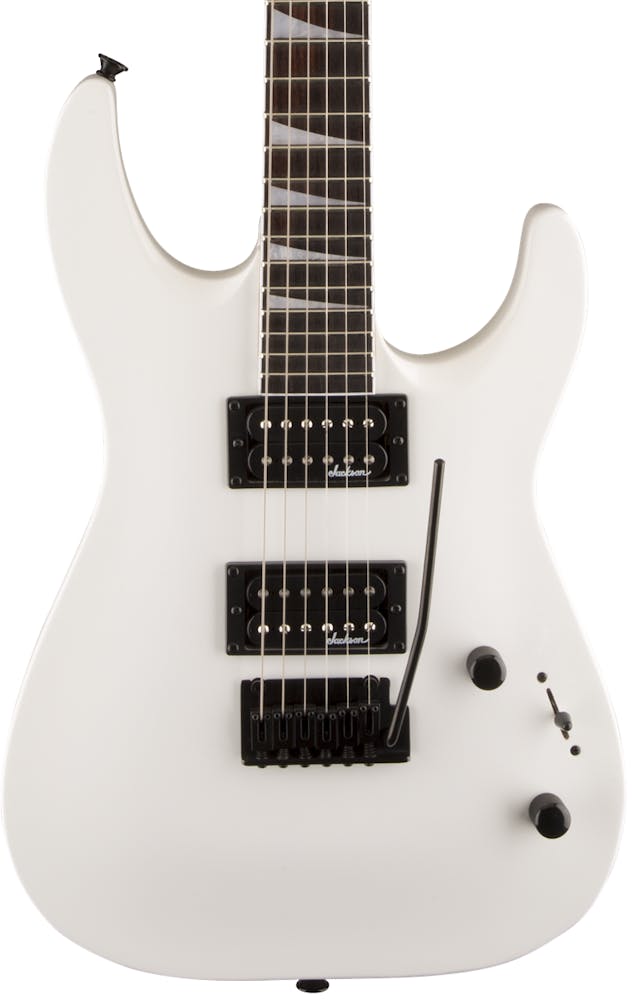 Jackson JS22 Dinky Archtop in Snow White with Amaranth Fretboard