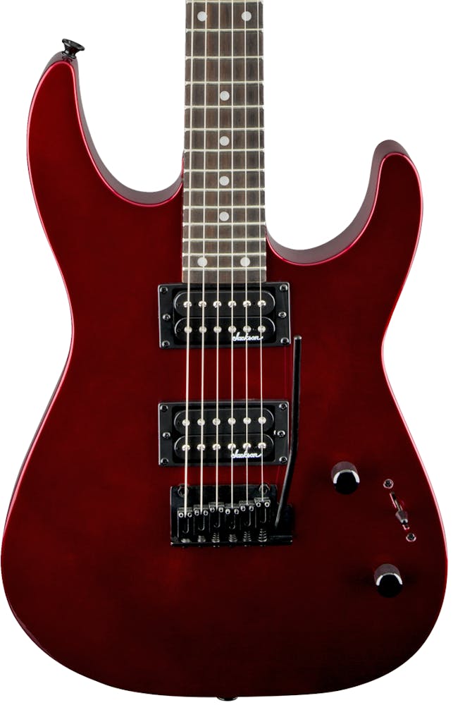Jackson JS12 Dinky in Metallic Red with Amaranth Board